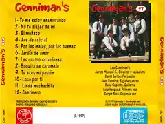 Genimans - Genimans 97 (1997) Trasera