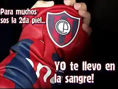 Te llevo en la sangre