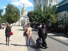 Rosa, en el Monasterio de la Lavra