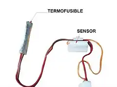 Sensor termofusible