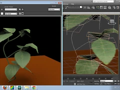 65_Planta de Soja en bajos Poligonos. Making of Low Poly Soy Plant.