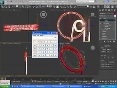 25_Usando el modificador Bend (Doblar) varios giros sobre si mismo, deslizando un poco hacia el costado