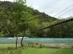 Puente colgante (Rio manso)